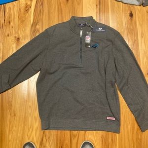 XL Vineyard Vines NFL Carolina Panthers Pullover Quarter-Zip